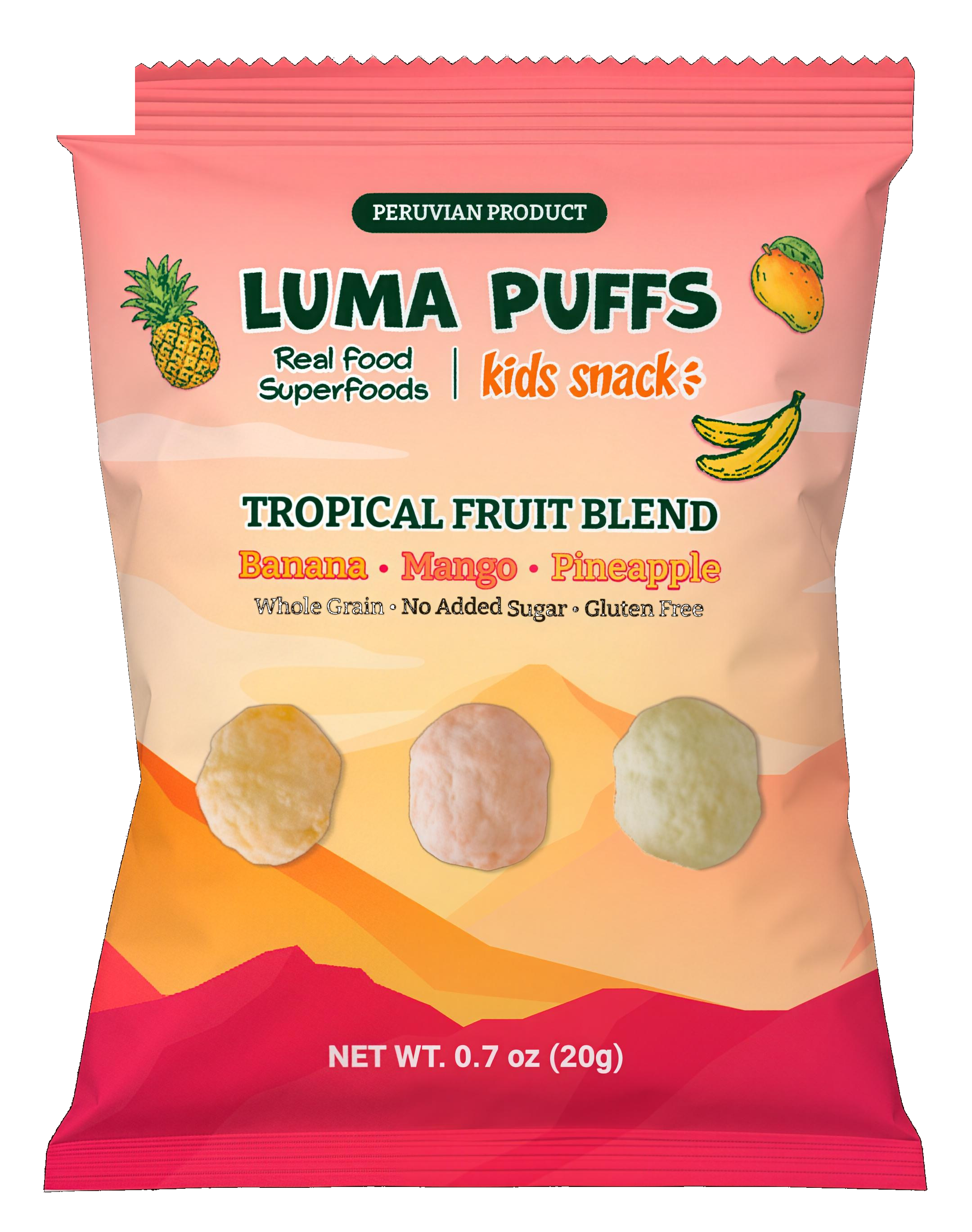 LUMA PUFFS Tropical Fruit Blend bag